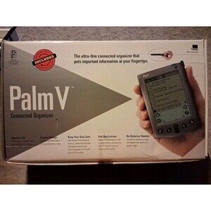Vintage Palm V  Ultra-Thin Handheld PDA Connected Organizer